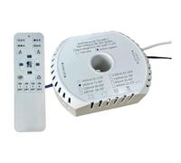 Pilote LED intelligent 24-30 V à intensité variable et changement de couleur avec télécommande, double entrée/sortie, 180-265 V CA, compatible avec lustres et bandes LED (1800 mA)
