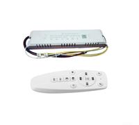 Pilote LED intelligent de 2,4 g avec gradation à distance et réglage de la couleur pour jusqu'à quatre bandes LED, finition blanche, puissance de sortie totale de 200 W (30-50) x 4 200 W