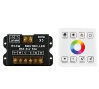 Pilote RGBW pour bandes LED avec panneau tactile RF - 5-24V/DC