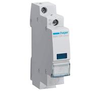 Hager Contrôleur LED SVN124 – Voyant bleu, 230 V, 0,9 W max