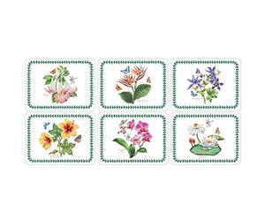 Pimpernel cm, Moyen 30,5 x 23 cm Jardin Exotique Botanic Blue-Set de Table-Set de 6-Couleur