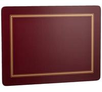 Pimpernel - Lot de 6 Sets de Table Classiques - Bordeaux/doré