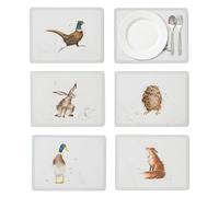 Pimpernel Lot de 6 Sets de Table Motif Animaux Wrendale