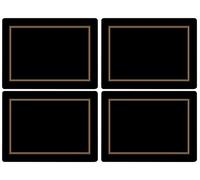 Pimpernel Portmeirion Home & Gifts Sets de Table Classiques Noir S/4 (s), Multicolore
