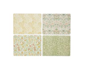 Pimpernel Sous-assiettes Morris & Co Simpley mixed Lot de 4 Fruit. Willow. Strawberry Thief. Marigold