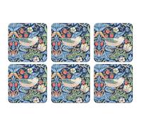Pimpernel Sous-verre Strawberry Thief lot de 6 Bleu