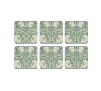 Pimpernel Sous-verres Morris & Co Pimpernel Lot de 6 Vert. bleu.