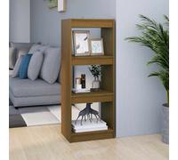 vidaXL Bibliothèque / Séparateur de pièce 808141 Marron miel Pin 40x30x103,5 cm