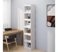 Pin Massif Bibliothèque Séparateur de Pièce Gris 100x30x135,5cm Cloison vidaXL