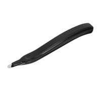 Pince à Agrafes de Poche Noire, Retrait Simple Main | Pointe Biseautée de Précision, Finition Mate, Antidérapante, pour Dortoirs et Bibliothèques, Usage Enseignant