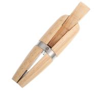 Pince à Anneaux en Bois pour Bijoutiers, Fixation et Polissage | Mâchoire à Coin, Protège les Bagues des Marques, Anti-rouille, Beige, pour Gravure et Réparation