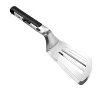 Pince à barbecue en acier inoxydable - Anti-brûlure - Pelle alimentaire - Pince à œufs - Pince à barbecue et spatule pour barbecue - Pour poisson, hamburger, rôtis, crêpes, , pizza