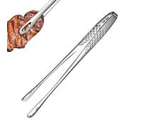 Pince à barbecue en acier inoxydable, pince à barbecue longue en acier inoxydable, clips de cuisson antiadhésifs, pince à ustensiles de cuisine, pince de cuisine antidérapante pour dîner en