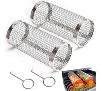 Pince à barbecue en acier inoxydable pour le camping et la terrasse, lot de 2