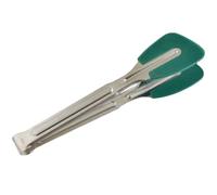 Pince à Barbecue en Acier Inoxydable Silicone pour Steak | Manche Ergonomique Antidérapant, Cuisson et Service, Usage la Cuisine ou Grill, pour Viandes, Légumes