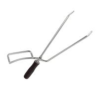 Pince à Barbecue Longue en Acier Inoxydable et Bois, pour Charbon