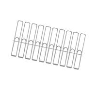 Pince à barbecue plate en acier inoxydable, fourchette à légumes courte, asperges, poireaux, pinces pour pique-niques et fêtes dans le jardin, pinces à barbecue en acier inoxydable pour viande et avec