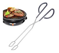 Pince à barbecue - Ustensile de cuisine antiadhésif avec fonction autobloquante - Pince de service pour aliments - Pour jardin, pique-nique, camping, restaurant, hôtel, boulangerie
