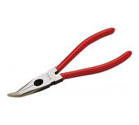 SAM Outillage Pince à bec demi-rond coudé 45° – branches PVC – 160 mm – 24316P