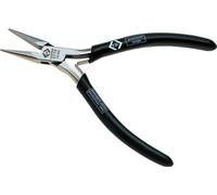 Pince à bec effilé C.K., mâchoires droites, longueur : 120 mm articulation traversante pour une coupe précise, miroir (T3772)
