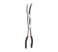 Pince à bec long - Pince à double articulation avec profondeur | Outil de réparation automobile multifonction avec poignée antidérapante, outil manuel avec nez et tonneau