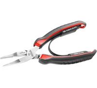 Pince à bec plat FACOM 160 mm, Bec fin 46 mm, Striée, Noire