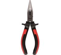 Pince à becs demi-ronde KS, à poignées bi-composants longueur 165 mm- KS TOOLS