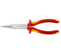 Pince à becs demi-rondes droites isolée à 1000V 200 mm KNIPEX 26 16 200