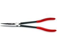 Pince à becs extra longue 280mm - Droite - Tête polie - Gainée PVC - SC KNIPEX - 2871280SB