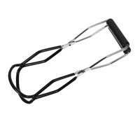 Pince à Bocaux Réutilisable, Diamètre Max 24,8cm, Noir | Surface Antidérapante, Prise Solide, Métal Électroplaqué, Silicone Thermoplastique, PP, pour Bocaux et Casseroles