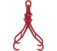 Pince à bois à 4 griffes, 91,4 cm. Crochet pour griffes à bois, tête rotative à 360 degrés, design en forme de serres d'aigle. Pince élévatrice pour bois, capacité de charge de 4409 lbs, adaptée aux c
