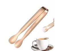 Pince à bonbons - Mini pinces en acier inoxydable | Pince de service portable Paer Snack et saucisses | Pince à apéritif résistante pour barbecue, thé, sucre, bar et fêtes