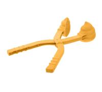 Pince à Boule Neigeuse Drôle en Plastique Khaki pour Garçon et Filles | Surface Lisse sans Bavures, Format Compact, Usage Extérieur en Hiver, Outil de Jeu pour Petits Couleur Aléatoire