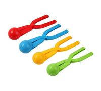 Pince À Boules De Neige En Plastique, 1 Pièce, Fabricant De Boules De Neige, Bonhomme De Neige En Plein Air, Moule De Sable, Outil Pour La Lutte Contre Les Boules De Neige, Couleur Aléatoire