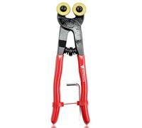 Pince à carreaux de verre - Pince robuste à roulettes pour mosaïque de verre et céramique HD, pince coupe-carrelage avec poignée souple - Pince à façonner, outils de coupe (17,8 cm - Pince à verre à