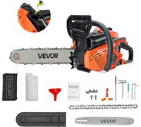 Pince à chaîne à essence VEVOR 40 cm³, pince à chaîne à essence de 355 mm, tronçonneuse de 1,8 CV, adaptée à l'abattage, à l'élagage et à l'émondage.