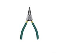 Pince à circlip professionnelle de 17,8 cm - Pince à anneau de retenue interne et externe - Pointe droite courbée - En acier haute dureté - Pour l'entretien du véhicule (droite externe)