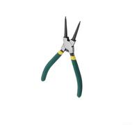 Pince à circlip professionnelle de 17,8 cm - Pince à anneau de retenue interne et externe - Pointe droite courbée - En acier haute dureté - Pour l'entretien du véhicule (intérieur droit)
