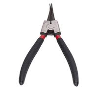 Pince à circlips 7 pouces, pince à circlips professionnelle à mâchoire courbée externe, outil pour le retrait de l'installation, poignée en caoutchouc en acier au carbone durable,