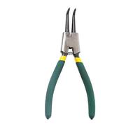 Pince à circlips à tête de 17,8 cm avec embouts droits courbés interchangeables pour retirer les anneaux à ressort, pinces à circlips internes et externes