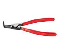 Pince à circlips extérieurs, courbée, en acier inoxydable au chrome vanadium, pointes antidérapantes, Dimensions : A 01, Ø d'arbre 3-10 mm, Long. 125 mm G