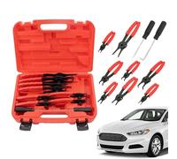 Pince à circlips Kit d'outils manuels | Jeu de pinces circlips internes externes pour garage, entretien de la maison, moto, réparation de voitures et atelier