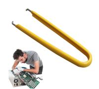 Pince à clip antistatique, extracteur de puce IC Double ligne polyvalente | Forme incurvée Extracteur de composants électroniques, fournitures de réparation d'outils électrique