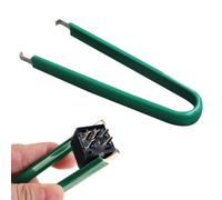 Pince à clip antistatique, extracteur de puce IC Double ligne polyvalente | Forme incurvée Pincettes en acier inoxydable, fournitures de réparation d'outils électriques, outil