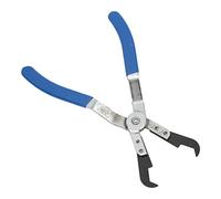 Pince à Clip de Poignée de Porte Universelle avec Prise Décalée | Poignée en vinyle antidérapante, matériau métallique durable, outil automobile pratique, idéal pour retirer les clips de