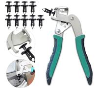 Pince à clip et outils de démontage pour voiture, outil multifonction efficace pour enlever les attaches, les clips et les rivets, ouvrir les panneaux sans effort sans endommager (1 pièce)