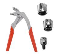 Pince à Clips Automobile en Acier Inox, Outil Démontage Garniture Voiture, Pince Clips Voiture avec Poignée Antidérapante, Outils Démontage Agrafes, pour Panneau de Porte, Tableau de Bord