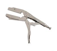 Pince à col nickelée 250 mm pour carburant | Tête en acier au carbone, fonction de verrouillage, idéal pour la réparation de voiture, longueur de 25,4 cm