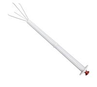 Pince à cornichons en acier inoxydable pour cueillir des poivrons et plus encore dans des bocaux, poignée en PVC durable pour cuisines, restaurants, hôtels, boulangeries, délicats et utilisation