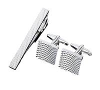 Pince à Cravate Homme Boutons de manchette et pinces à cravate for hommes, motif classique, ensemble boutons, bijoux for, accessoires
